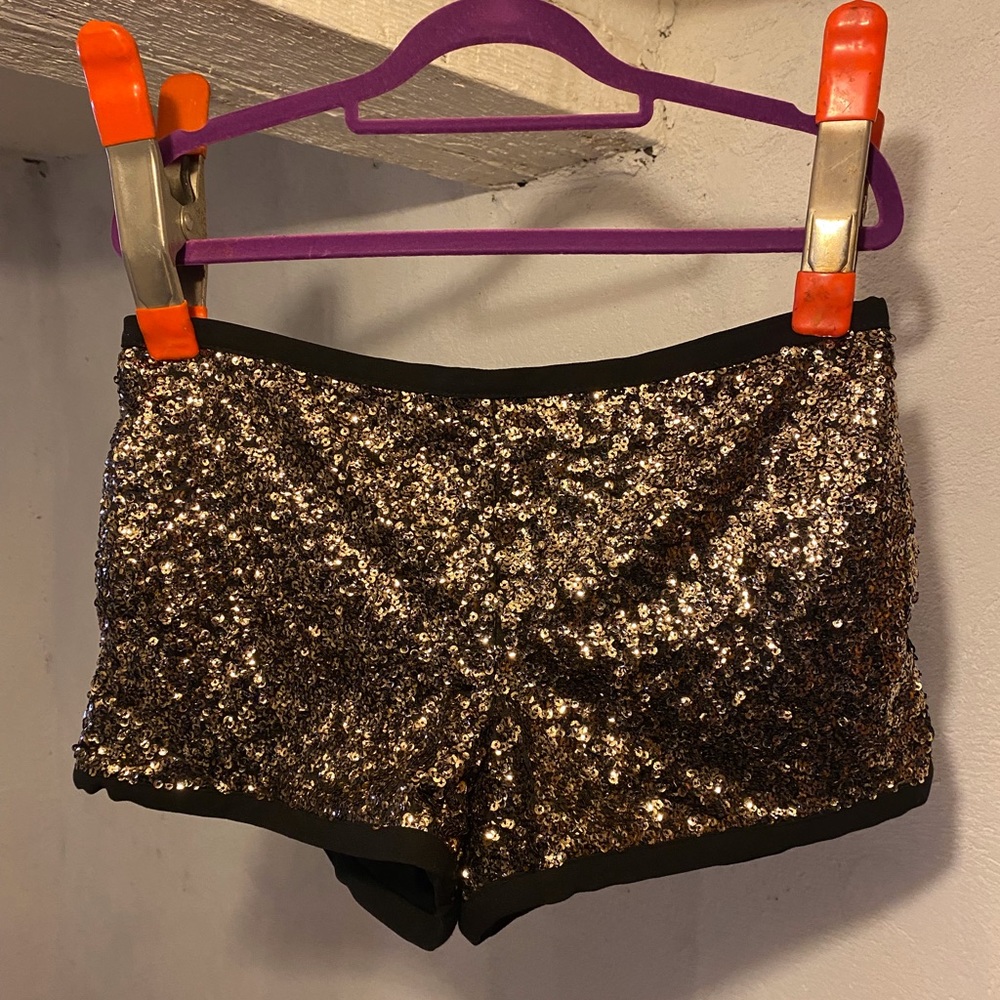 Mango Sequin Shorts